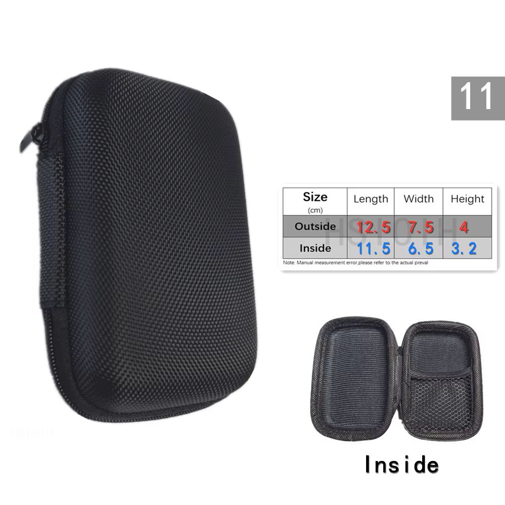 Sac de rangement de données pour écouteurs, organisateur de câbles, multimètre, boîte électronique, 