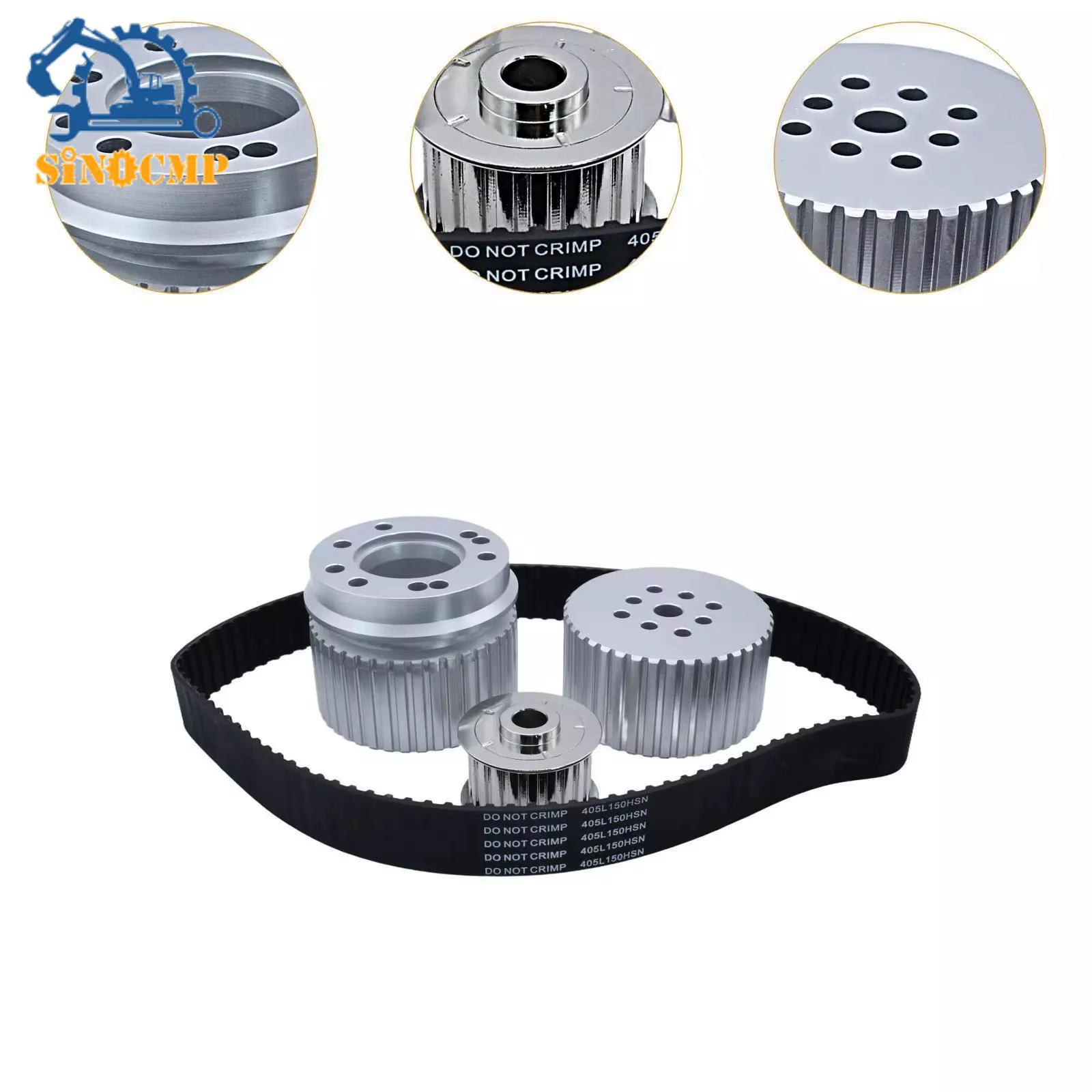 Kit de poulie d'entraînement par courroie, poulie de pompe à eau de remplacement pour Holden V8 253 