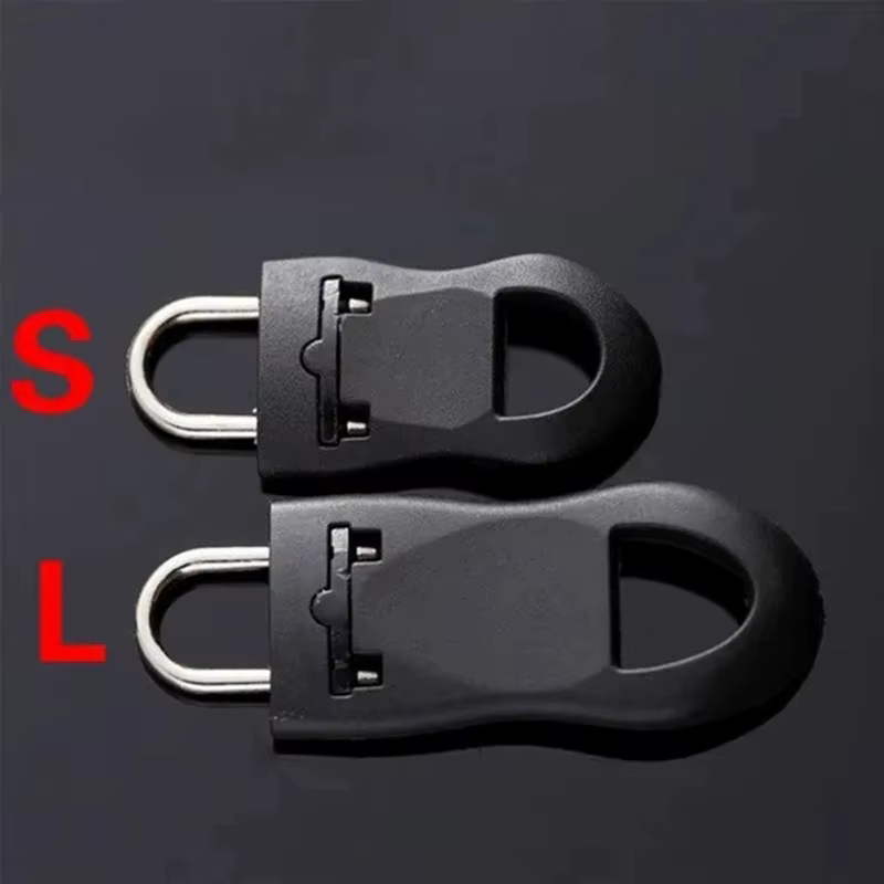 Extracteur de traction de fermeture éclair de remplacement, 10 pièces, extrémité adaptée, étiquette