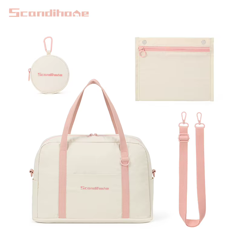 Sac de voyage de grande capacité, pliable et extensible, avec poignée pour bagage, sac à main pour l