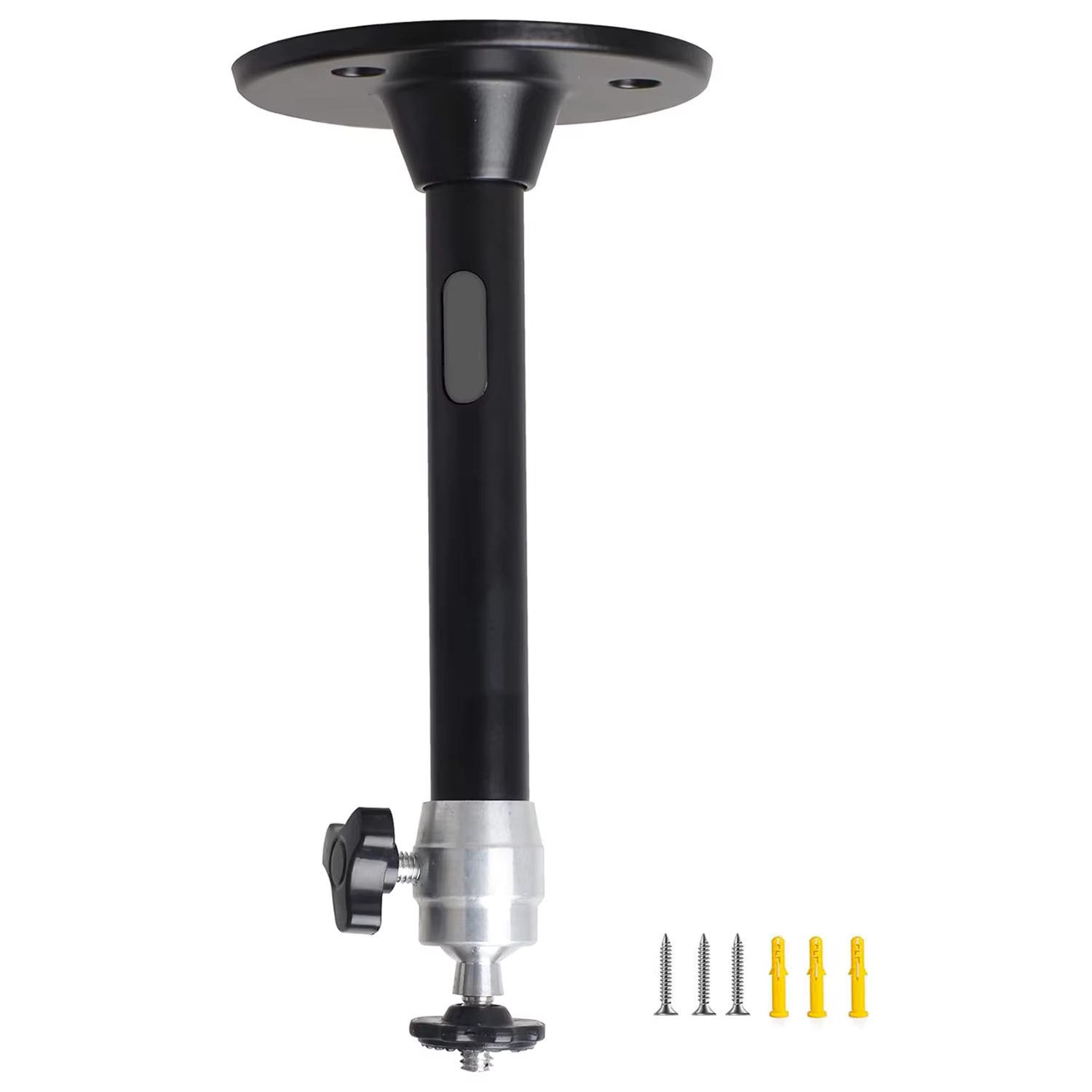 Support de projecteur portable 360 °   Support de projecteur mural rotatif au plafond, en aluminium,