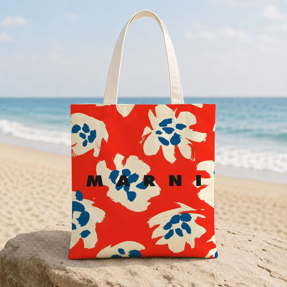 Sacs de rangement de marque M-MARNI, sac en toile pour femmes, sac fourre-tout de grande capacité, s