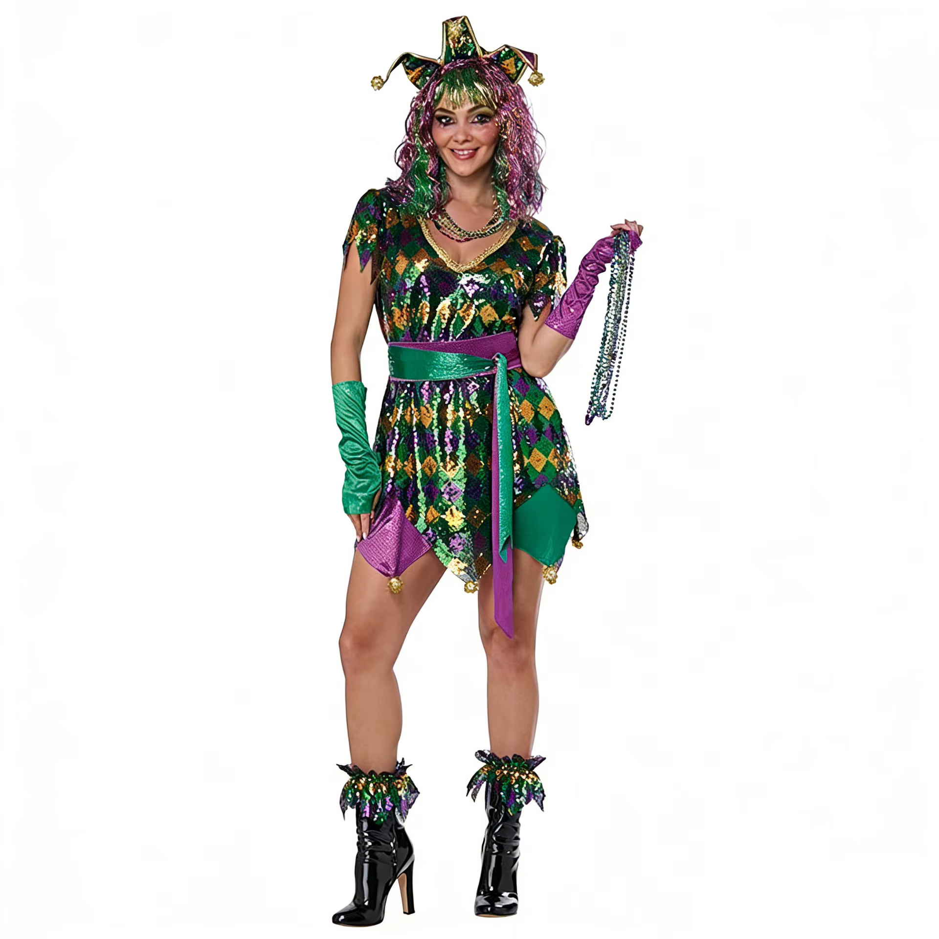 Carnaval brésilien femmes Cosplay célébration robe ensemble Clown carnaval Performance Costume Hallo