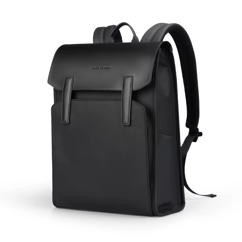Sac à dos minimaliste MARK RYDEN, sac pour ordinateur portable en cuir et tissu Oxford, sac polyvale