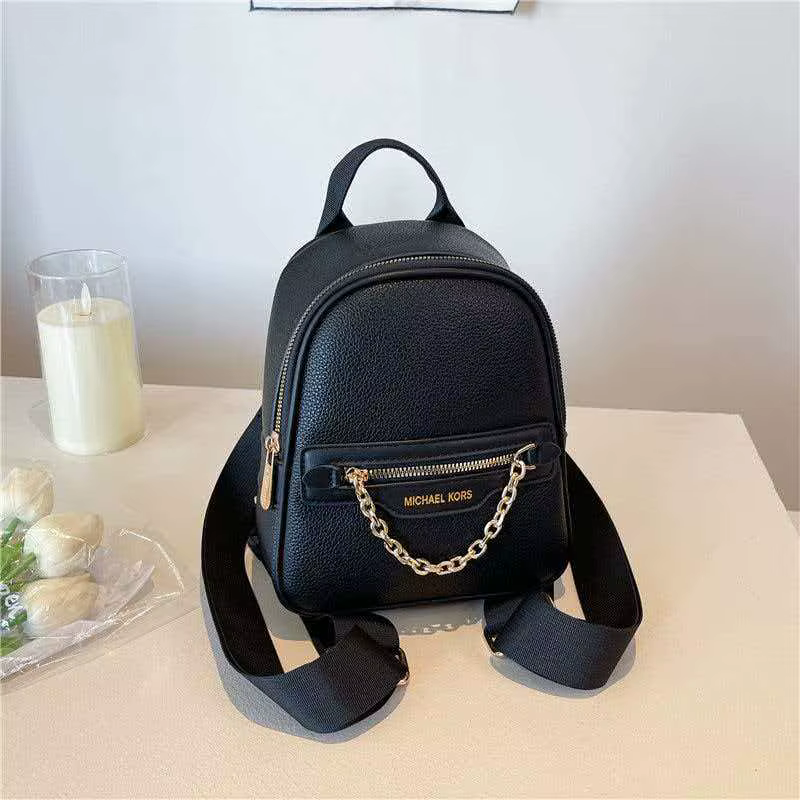 MICHAEL KORS 2026 Nouveau Sac à Dos de Voyage Décontracté Grande Capacité pour Femme, Matière PVC Si