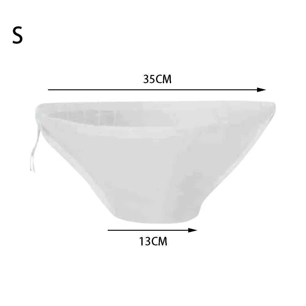 Nouveau filtre à nourriture en forme de bol pour la cuisine, filet anti-blocage, sac filtrant réutil