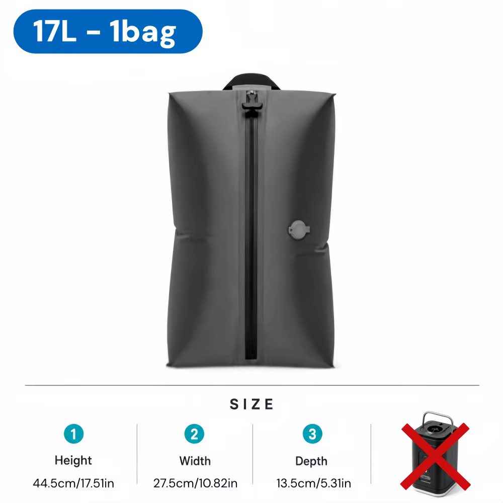 Sac de rangement sous vide pour bagages de voyage, économise 50 % d'espace, léger, réutilisable, sac