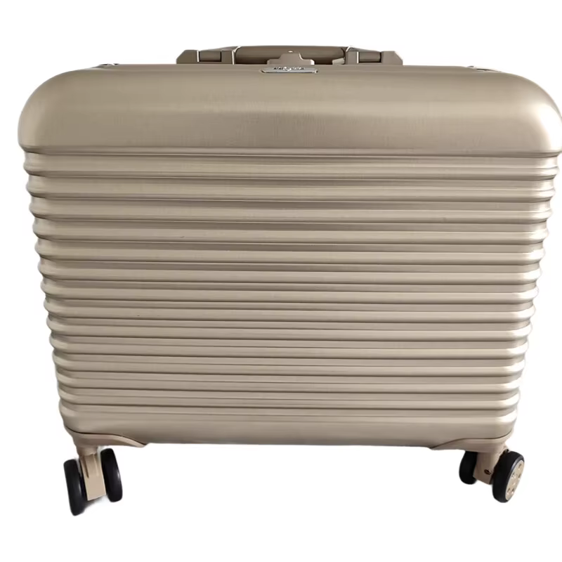 Bagage à main en alliage d'aluminium et de magnésium de 17 pouces, valise de cabine légère, sac de c