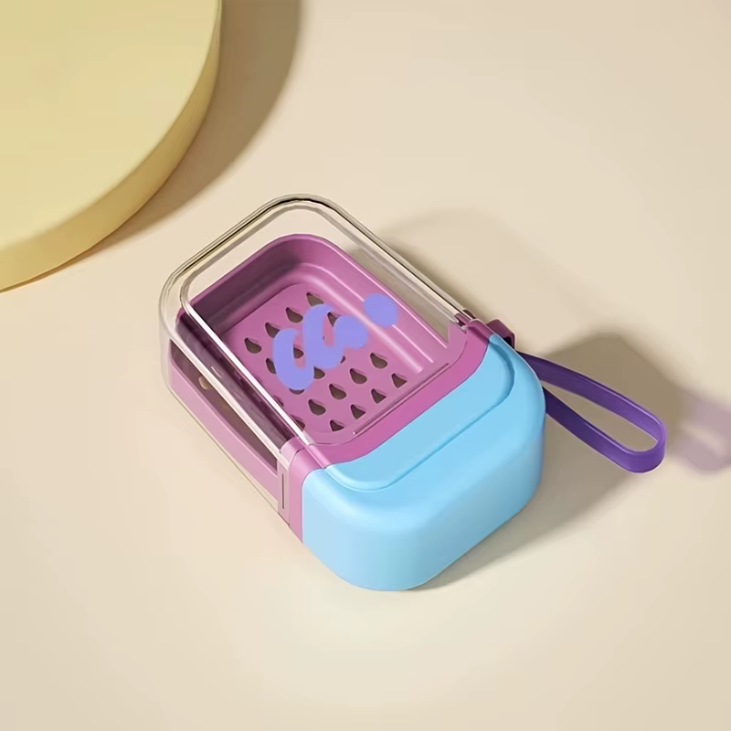 Étui à savon de voyage, conteneur étanche avec couvercle pour les voyages, le camping, la salle de s