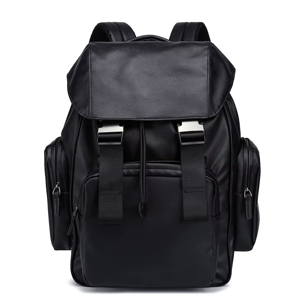 Sac à dos rétro de luxe pour hommes, sac à dos à rabat à fermoir, grande capacité, sacs pour ordinat