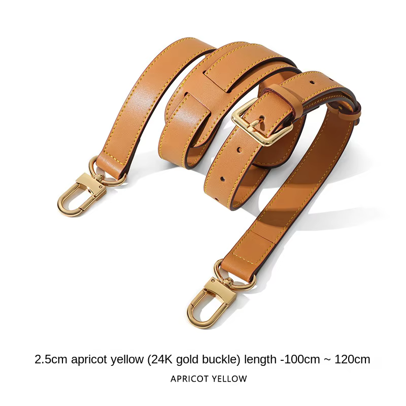 Sangle à bandoulière réglable en cuir véritable Vachetta pour LV Keepall Speedy 25 30 35, accessoire