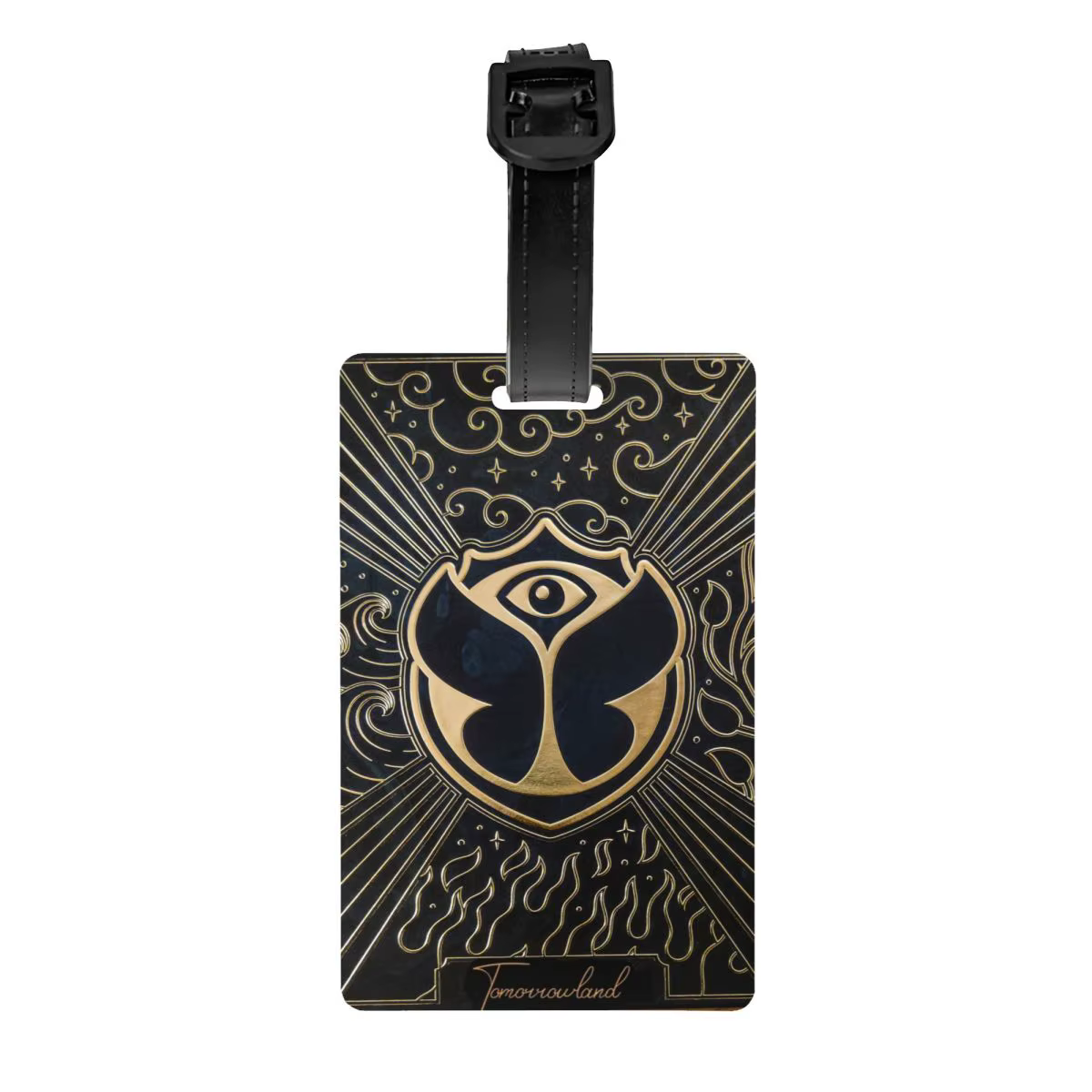 Tomorrowland-Étiquette de bagage personnalisée, protection de la vie privée, danse électronique belg