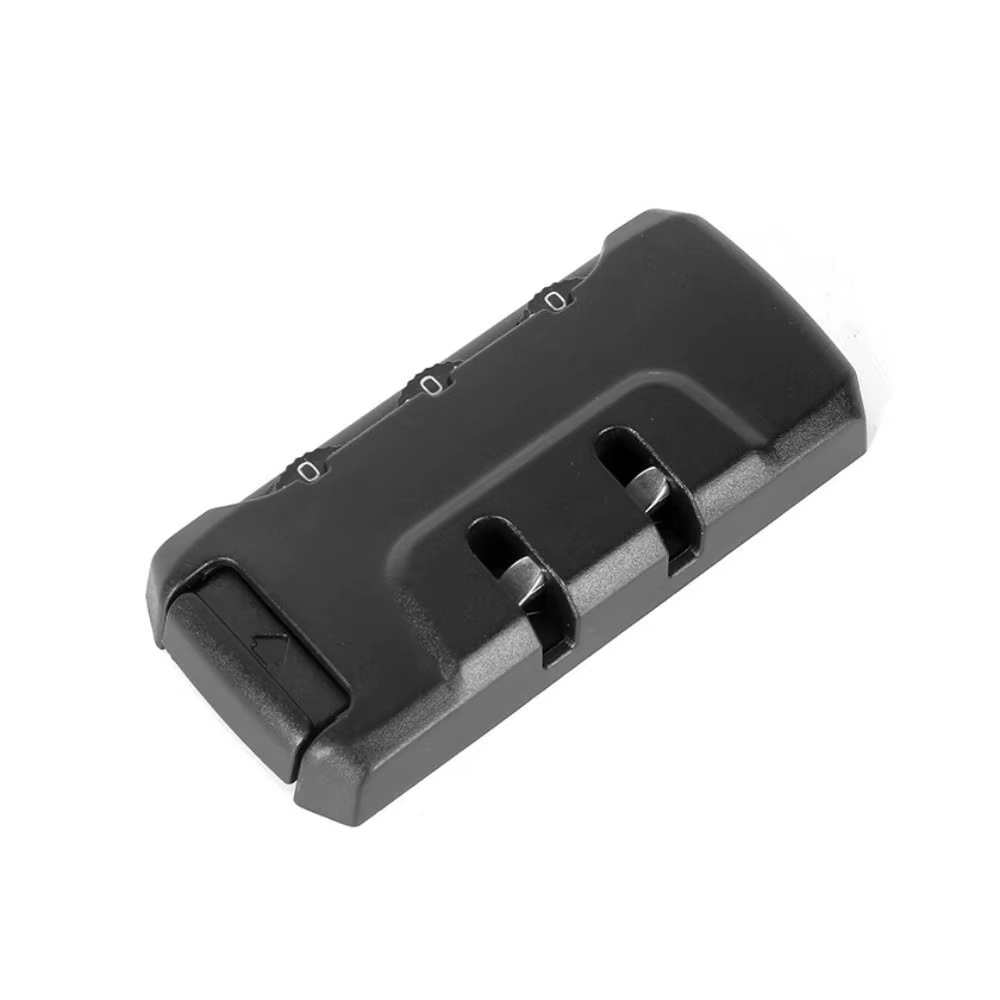 Cadenas noir à 3 chiffres pour bagages de voyage, serrure à code pour valise, serrure pour partenair