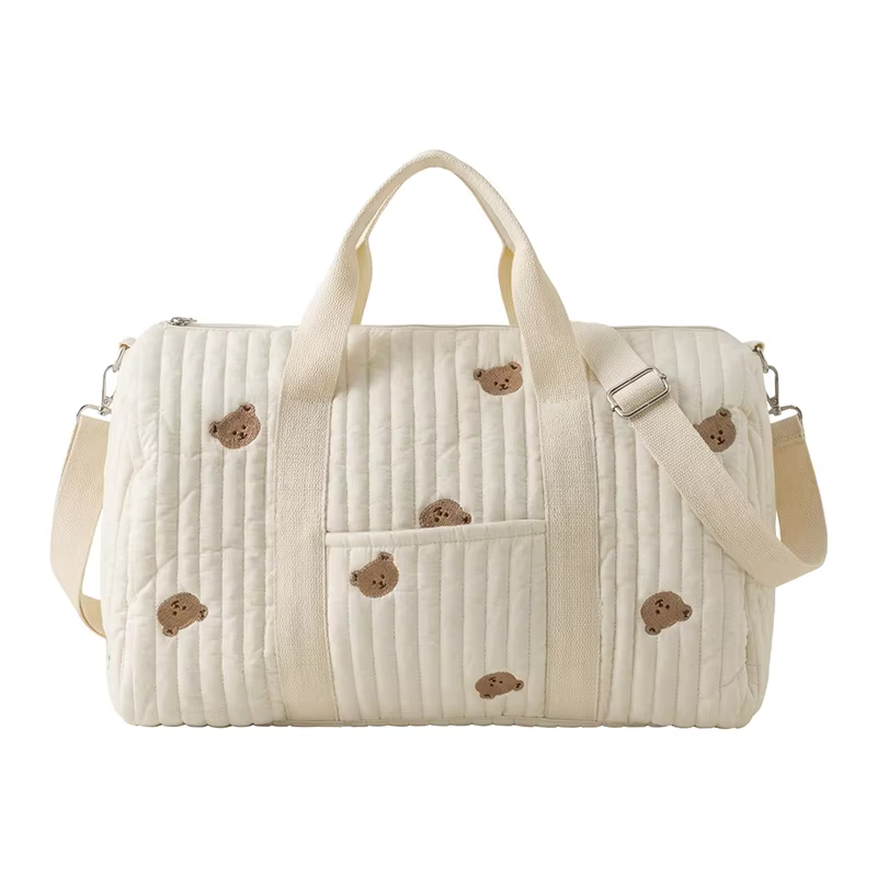 Sac à langer personnalisé avec nom brodé, grand sac de voyage pour maman, sac d'hôpital, cadeau de n