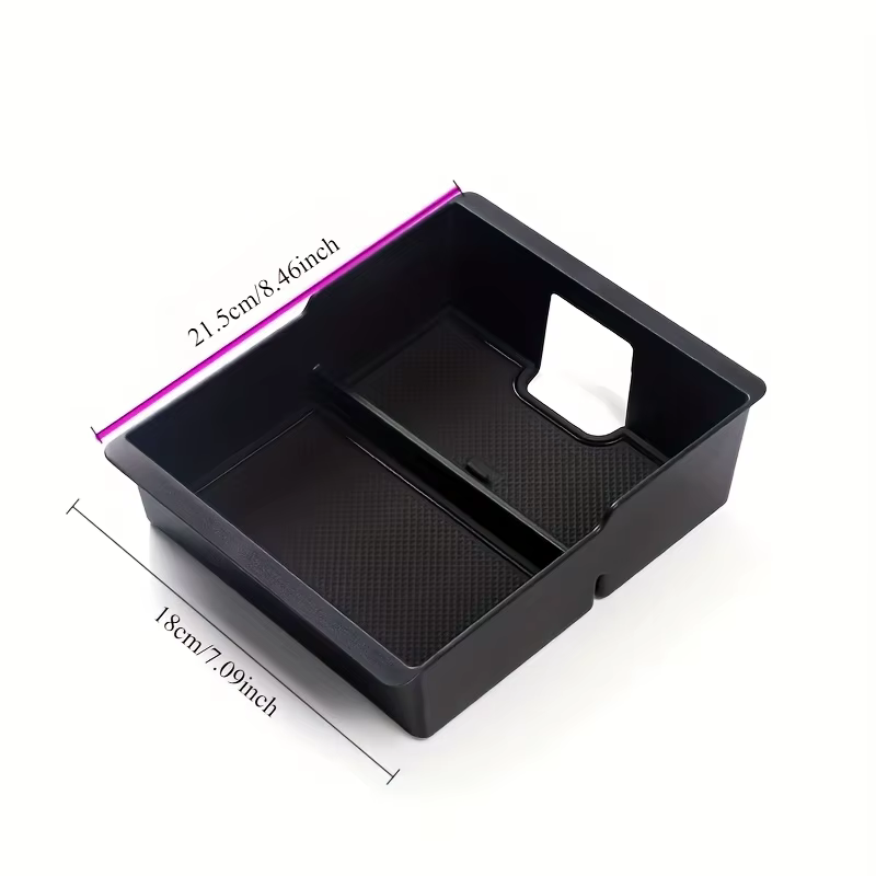 Accessoires d'intérieur de voiture plateau de Console centrale accoudoir boîte de rangement diviseur