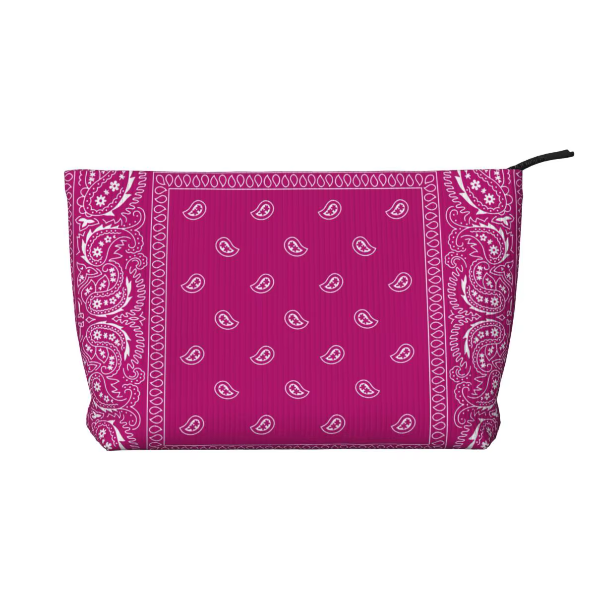 Sac cosmétique personnalisé de style ethnique bohème, bandana paisley, sac à maquillage pour femmes,