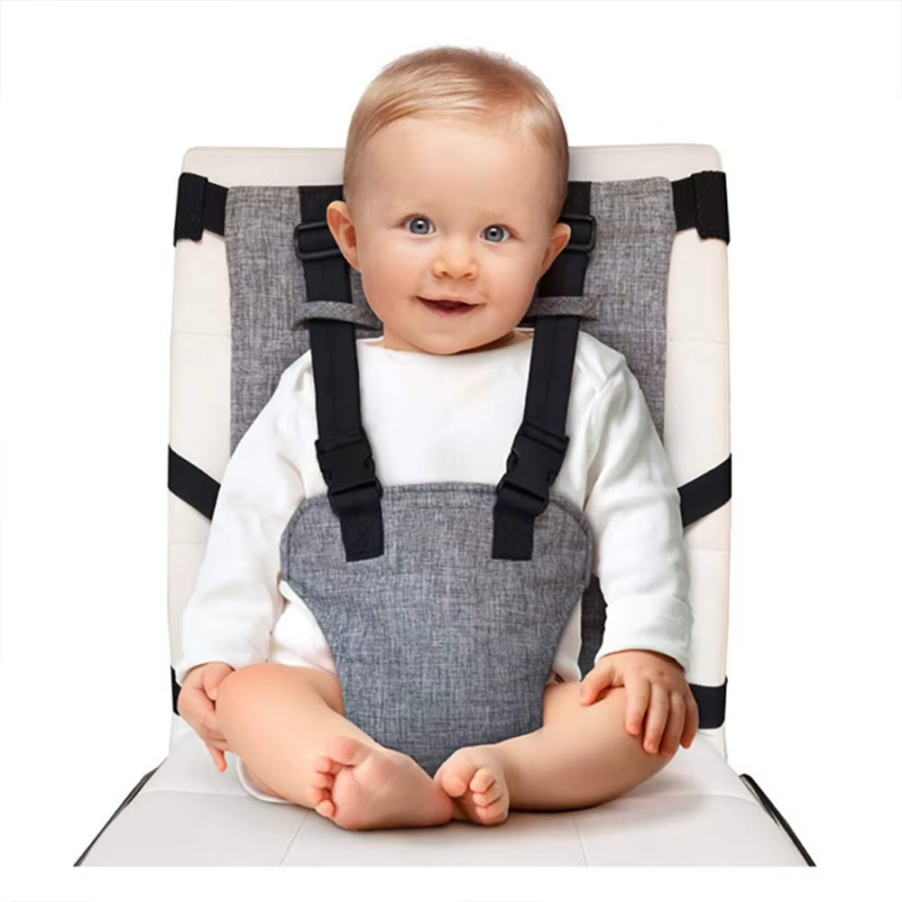 Harnais de siège de sécurité pour chaise haute Portable pour bébé, housse de siège essentielle de vo