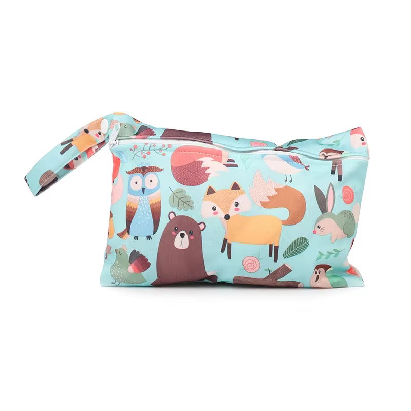 Sac à couches sèches pour bébé, sacs de toilette pour maman, couches pour bébé à fermeture éclair, é