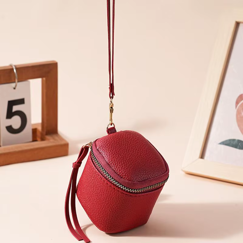 Trousse de maquillage de voyage en cuir vintage, organiseur compact pour sac à main, valise et artic