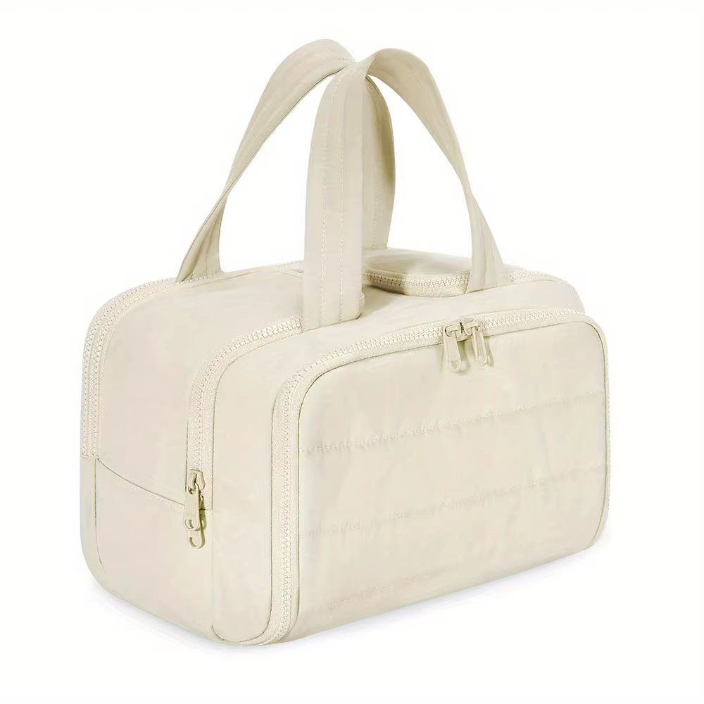 Trousse de toilette de voyage, trousse de voyage légère de grande capacité de haute qualité pour fem