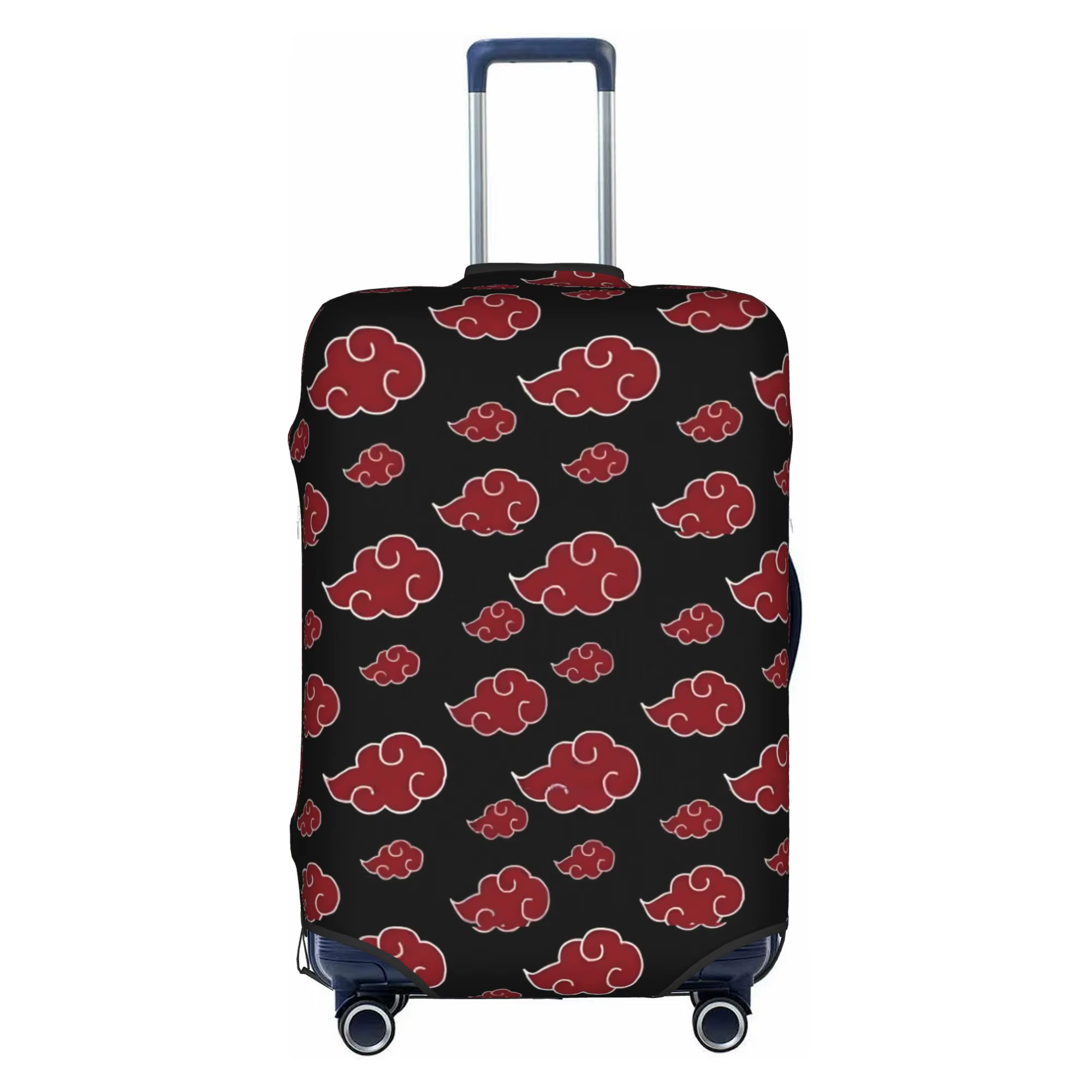 Housse de protection pour bagages personnalisée, motif nuage rouge, anime japonais, Akatsuki Ninja U