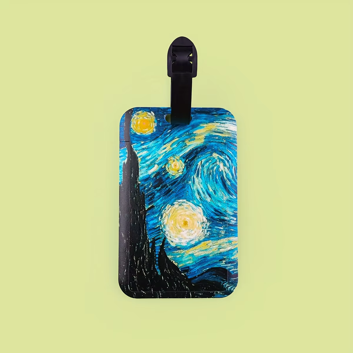 Étiquettes à bagages créatives inspirées de l'art de Van Gogh, l'accessoire de voyage parfait. Compr