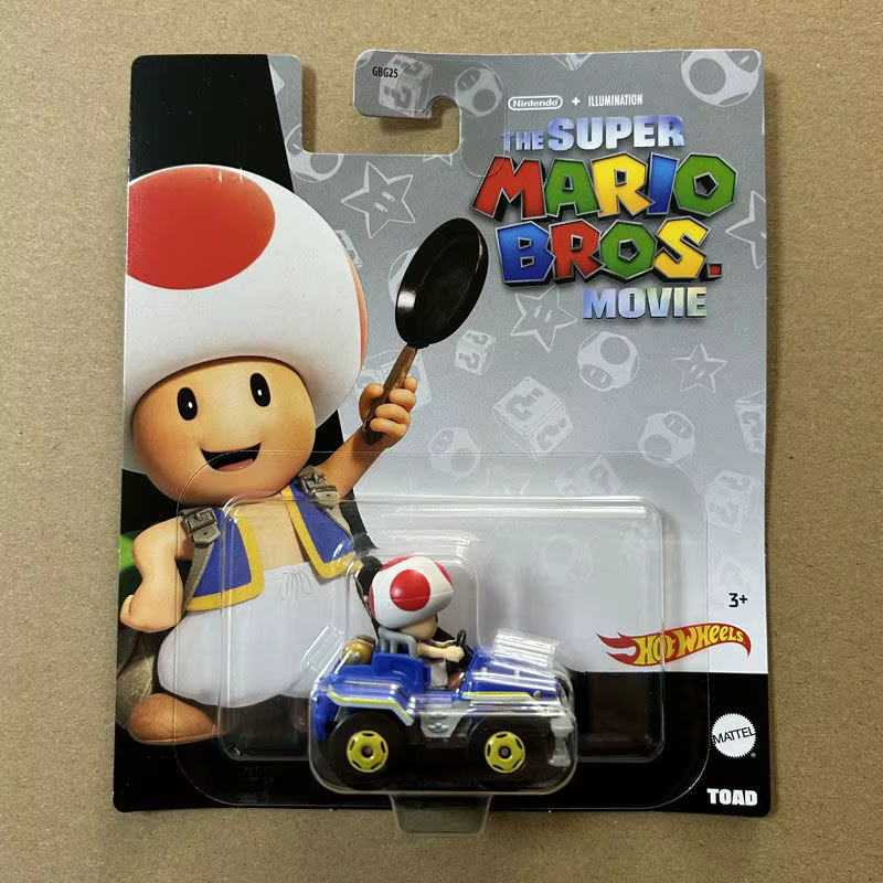 Nouvelle vente originale Hot Wheels Premium Super Mario Kart 1/64 voiture Miniature Mario Bros Hotwh