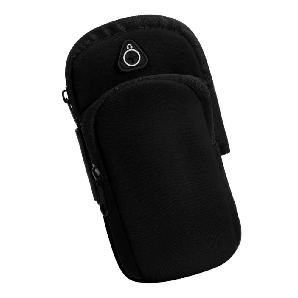 Brassard de sport en néoprène pour téléphone, noir, bleu, vert, maille respirante avec trou pour éco