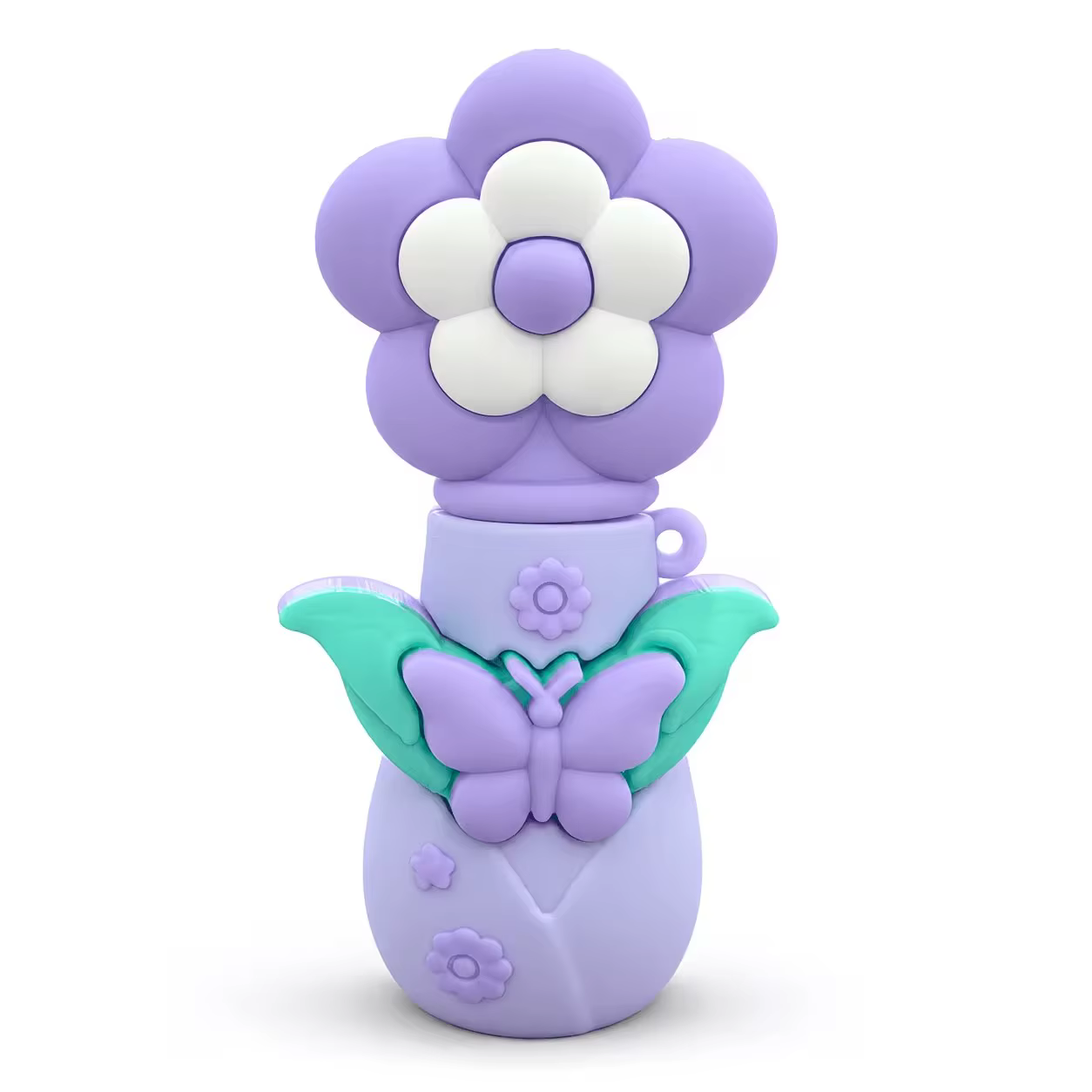 Mini flacon vaporisateur de parfum mignon en forme de fleur de 0,17 oz, vaporisateur de parfum de vo