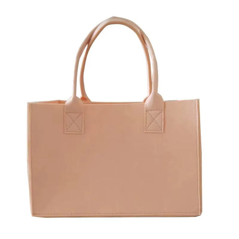 Sac fourre-tout tendance en feutre grande capacité pour femme, sac à bandoulière, sac de shopping, s