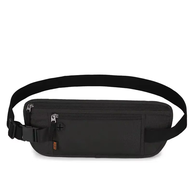RFID bloquant étanche Sport voyage téléphone argent ceinture sac Fanny Packs hommes femmes caché por
