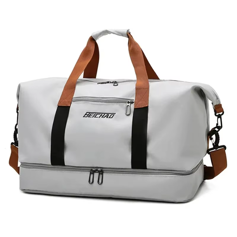 Sac de voyage unisexe de grande capacité, sac à bandoulière respirant, imperméable et résistant à l'
