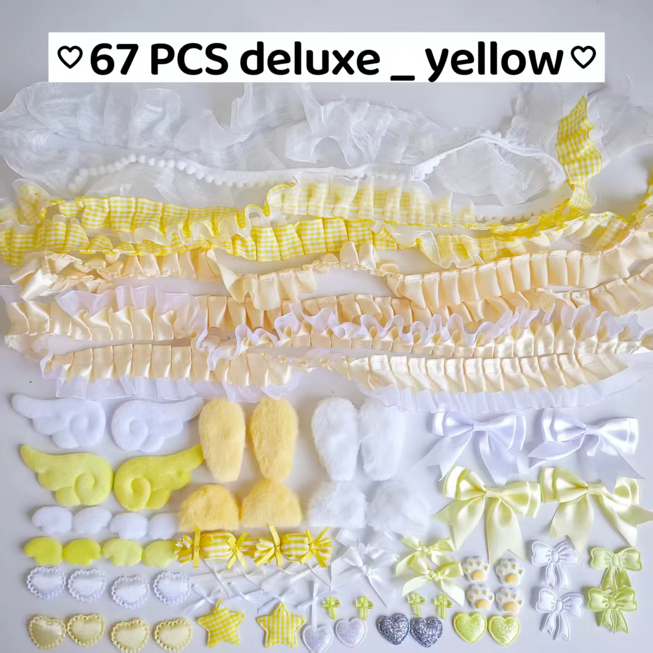 67 pièces d'ensemble de matériel de couleur pour bar et plateau, collection d'accessoires pour nœud 