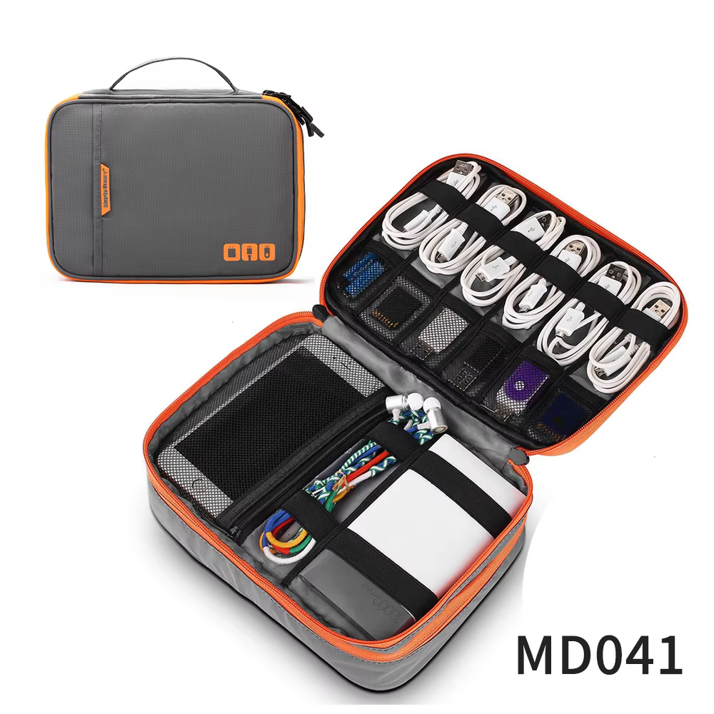 Étui de voyage pour accessoires électroniques portables, sac de rangement de câbles, sac de transpor