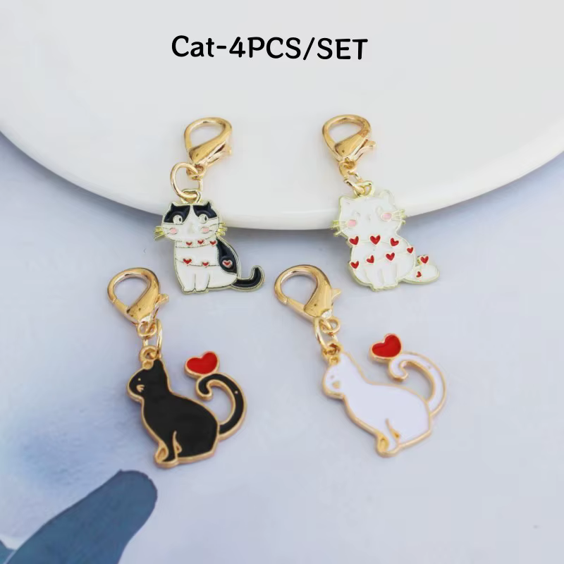 Porte-clés chat, breloques chat mignonnes, accessoires pour clés de voiture, sacs à main, cadeaux po