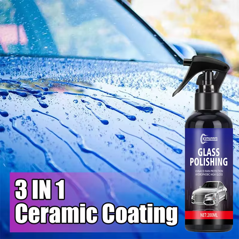 Spray de revêtement céramique haute brillance - Protection hydrophobe de la peinture pour une brilla