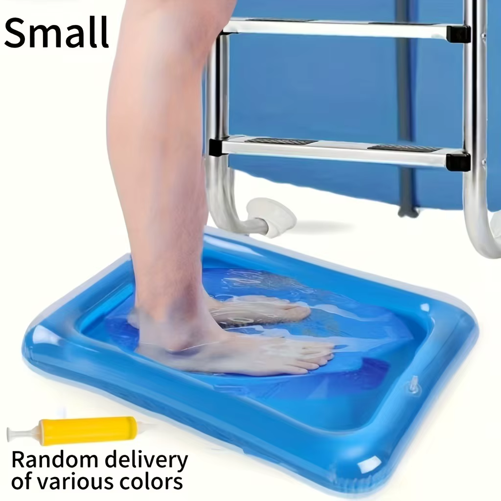 1 pièce Bassin de nettoyage de piscine portable et pliable, un essentiel pour l'entretien de la pisc