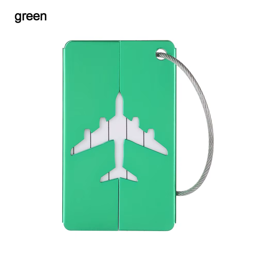 Étiquettes Réutilisables en Métal pour Bagages de Voyage, Étiquette de Sac, en Acier Inoxydable, ave
