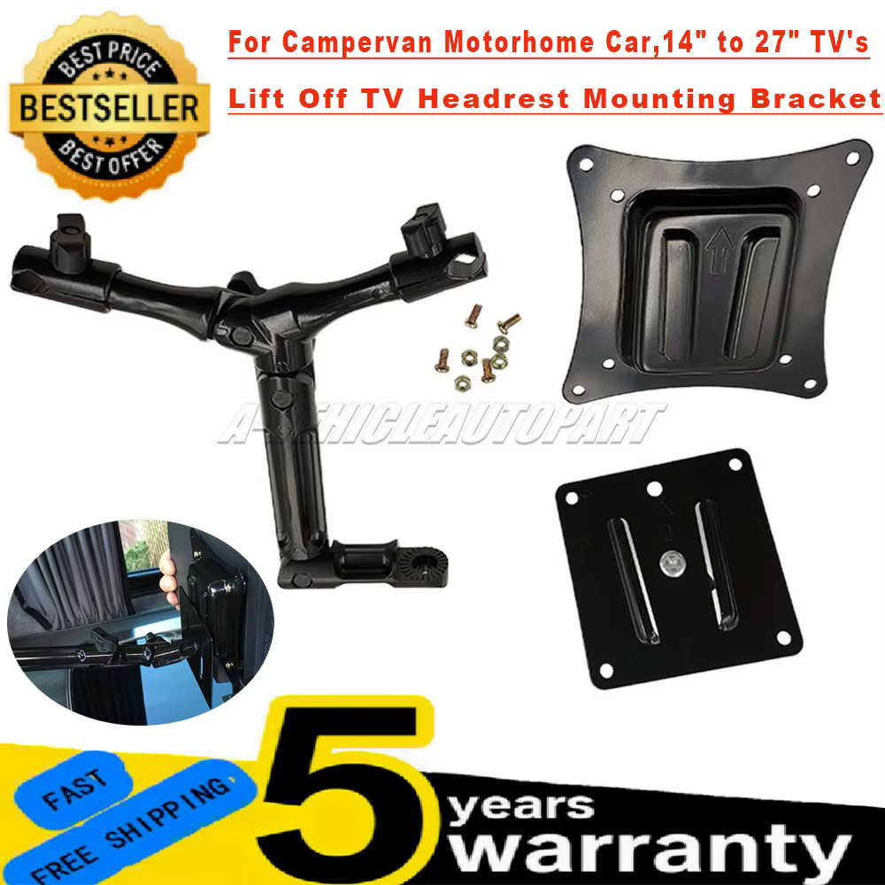 Nouveau support de siège réglable multifonctionnel pour téléviseurs de 14' à 27' pour camping-car, m