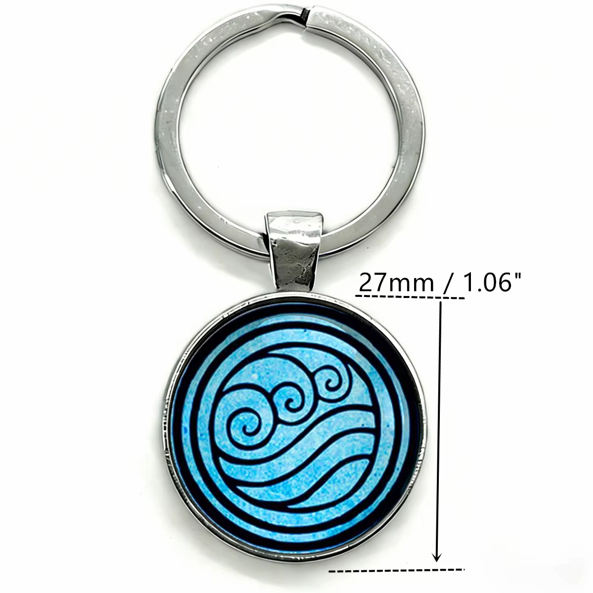 Porte-clés Avatar The Last Airbender, 1 pièce, nouveau, quatre nations, nomade de l'air, tribu de l'