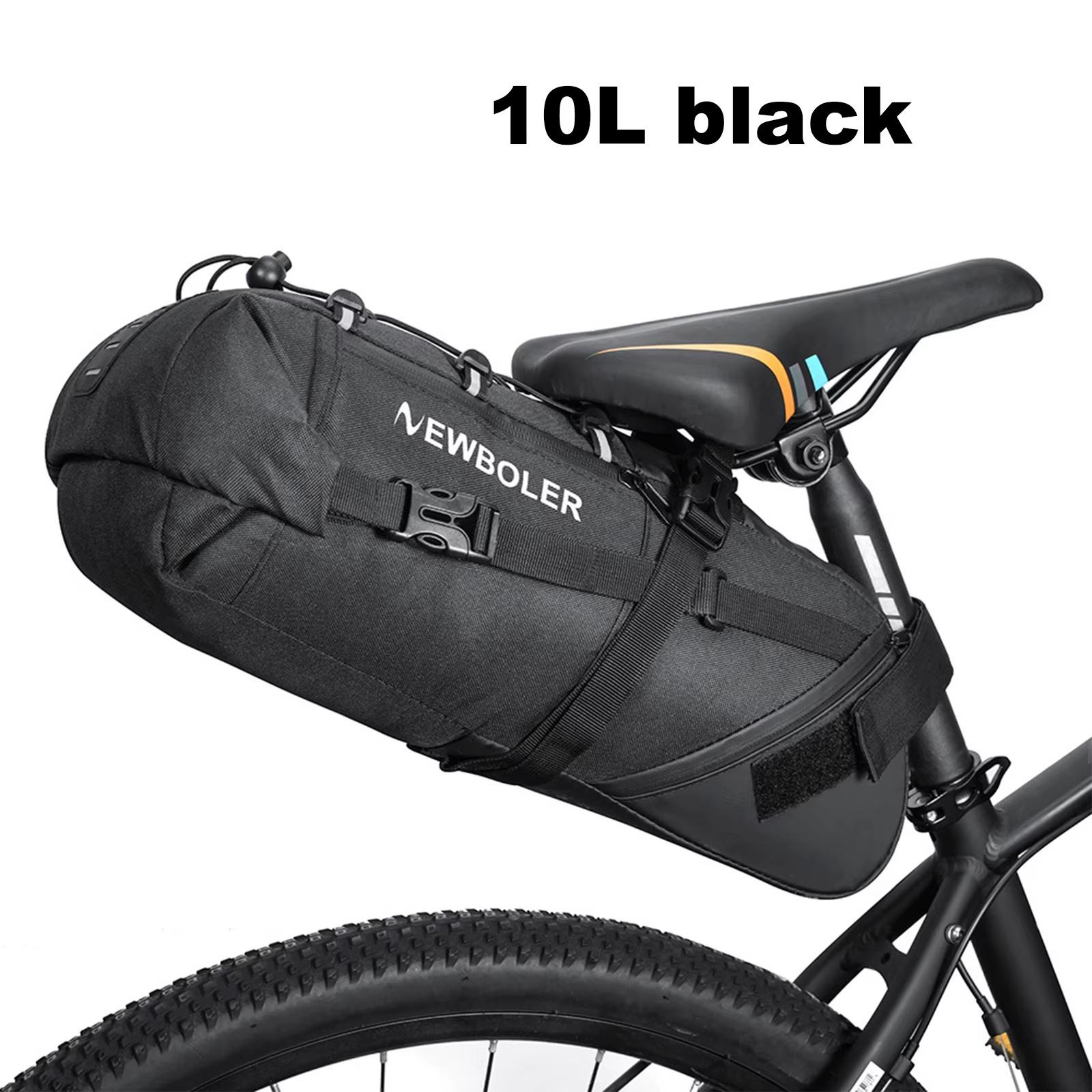 NEWBOLER 15L/10L Sacoche de vélo grande capacité, imperméable, sacoche de selle de vélo, sacoche arr