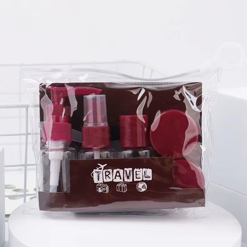 Ensemble de bouteilles de voyage 6 pièces pour articles de toilette, conteneurs de voyage pour artic