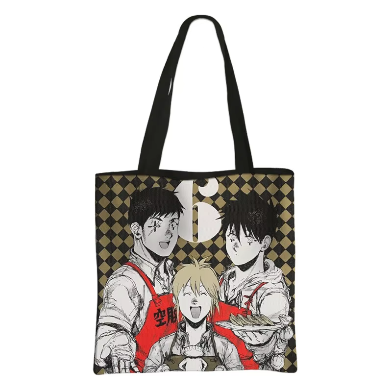 Dorohedoro ForeHorror Initiated Anime Kaiman Sacs à main, fourre-tout réutilisables, sac à provision