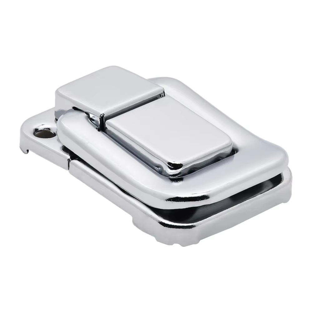 Loquet chromé robuste 48mm, 1 pièce, boîte à outils, serrure à boucle, valise à bagages, boîte à loq