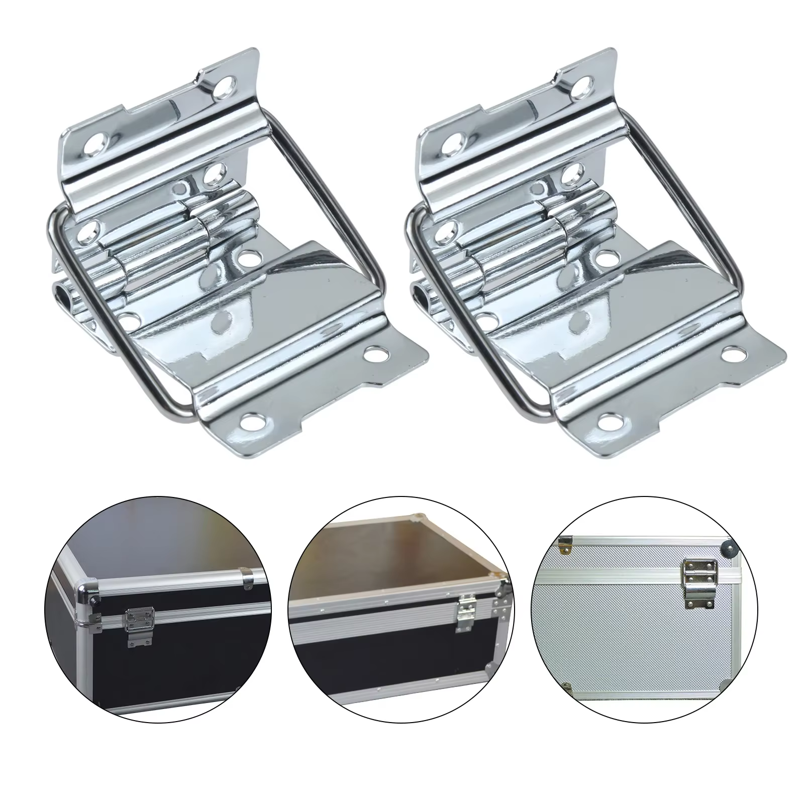 Charnières de support de valise, 71x35mm, 2 pièces, charnières de porte d'armoire