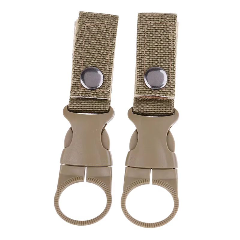 Porte-bouteille d'eau, mousqueton d'escalade, crochet de suspension de ceinture pour sac à dos, croc