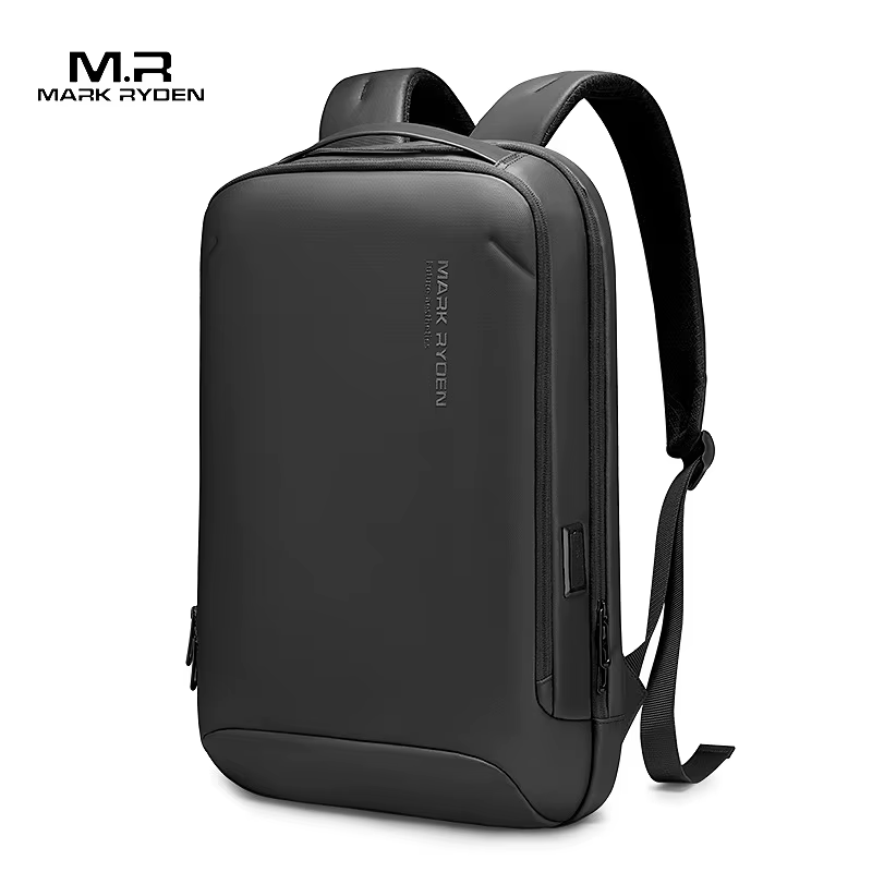 Sac à dos fin pour ordinateur portable Mark Ryden pour hommes, sac à dos minimaliste pour affaires, 