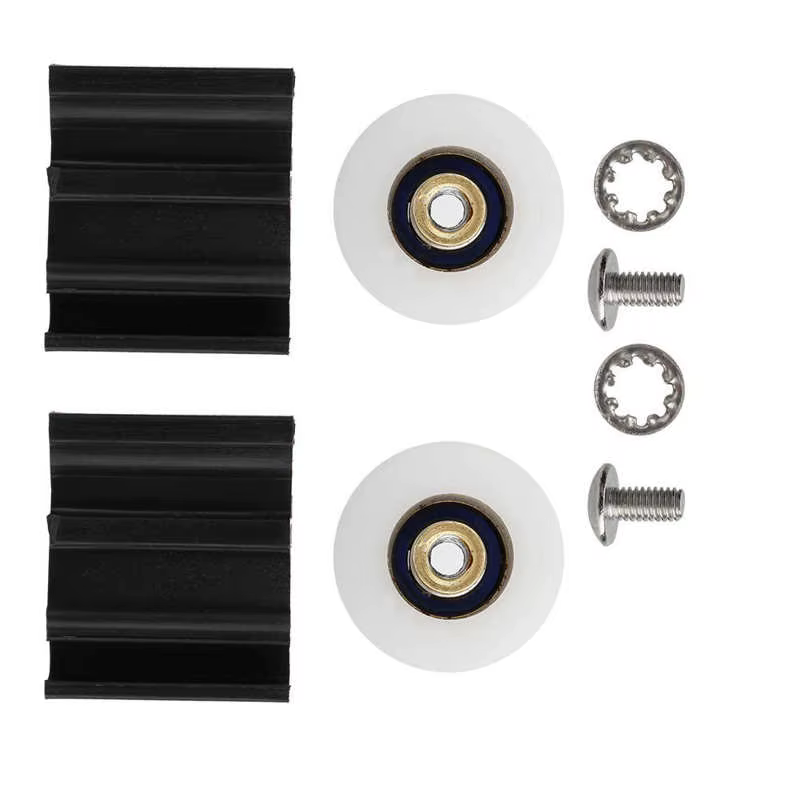 Roue de porte de serre pour Halls, Kit complet de pièces de rechange, glissières de 22mm librement A