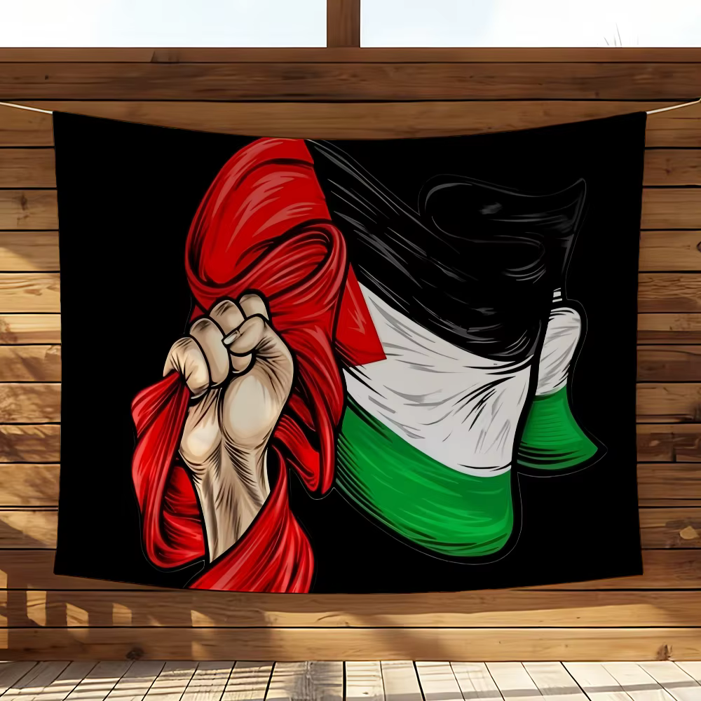 Drapeau de la Palestine, idéal pour les fêtes, les clubs, la décoration murale intérieure ou extérie