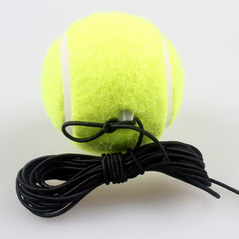 Base d'entraînement de tennis robuste avec élastique, adaptée pour l'entraînement de rebond en intér